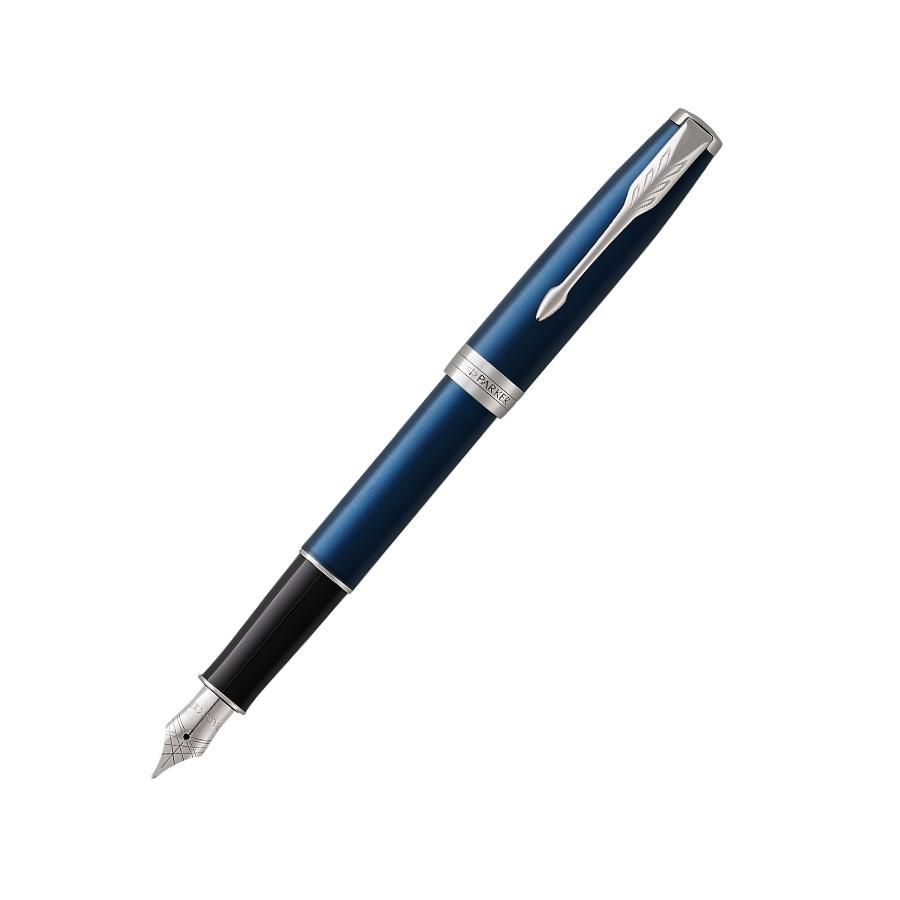 Писалка PARKER Royal Sonnet Lacquer Blue CT, месингово тяло, хромиран клип, черен | JAR Computers Писалка PARKER Royal Sonnet Lacquer Blue CT, месингово тяло, хромиран клип, черен