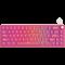 ROYAL KLUDGE R65 Berry Red Gaming Keyboard Cream Switch