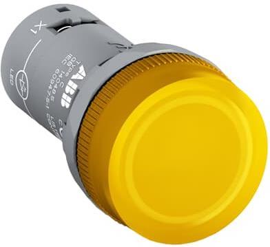 Сигнална лампа LED CL2-507Y сглобена жълта 48...60Vac/dc Ø22mm Compact ABB | JAR Computers Сигнална лампа LED CL2-507Y сглобена жълта 48...60Vac/dc Ø22mm Compact ABB