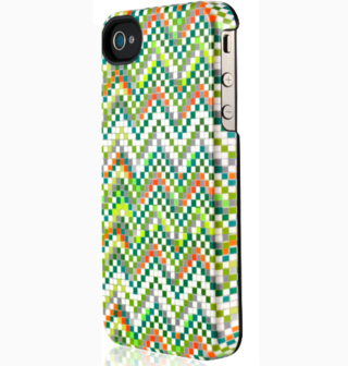 Дизайнерски кейс за iPhone 4/4S - Uncommon Green Grid | JAR Computers Дизайнерски кейс за iPhone 4/4S - Uncommon Green Grid