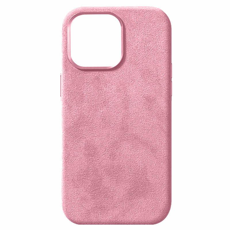 Велурен кейс с MagSafe за iPhone 15 Pro Max - Alcane MagSafe Case (розов) | JAR Computers Велурен кейс с MagSafe за iPhone 15 Pro Max - Alcane MagSafe Case (розов)