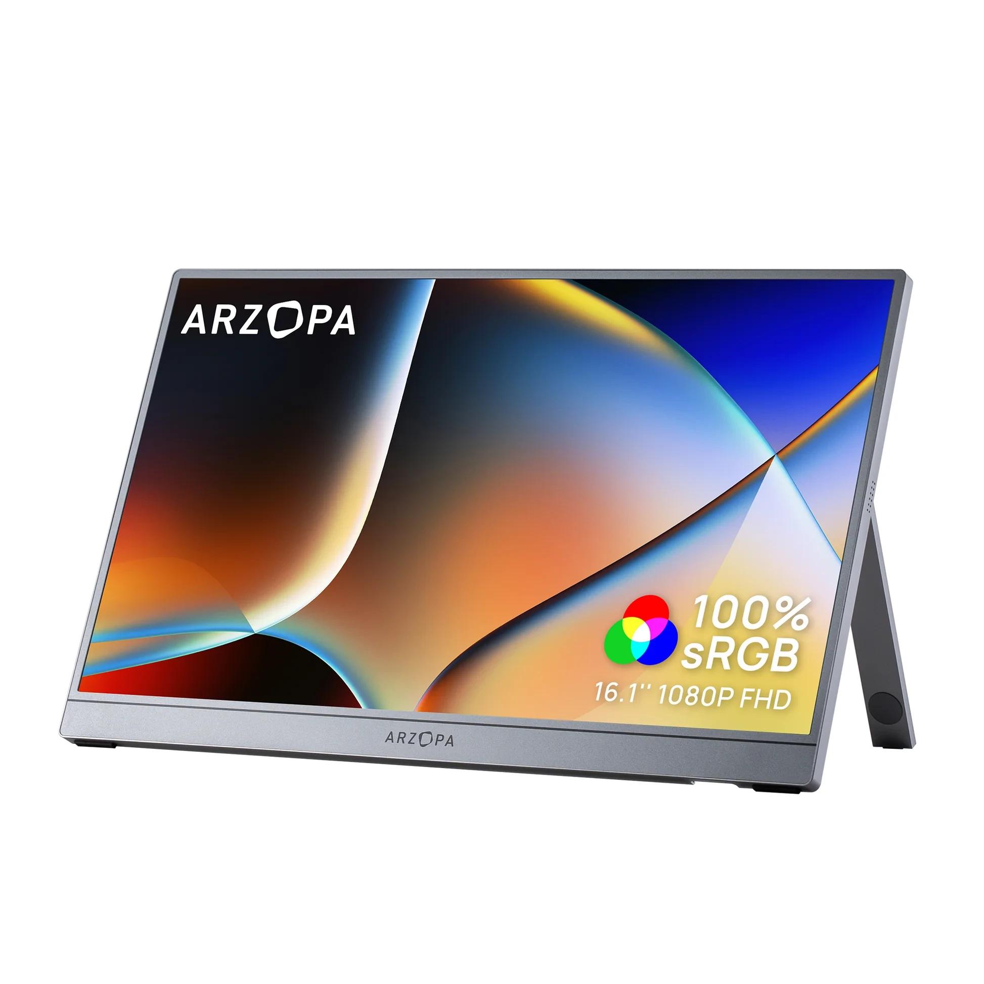 Arzopa преносим монитор Portable Monitor - Z1C - 16.1", 60Hz, IPS, Grey | JAR Computers Arzopa преносим монитор Portable Monitor - Z1C - 16.1", 60Hz, IPS, Grey