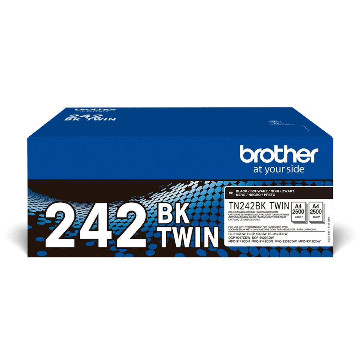 Brother TN-242BKTWIN toner cartridge 2 pc(s) Original Black | JAR Computers Brother TN-242BKTWIN toner cartridge 2 pc(s) Original Black