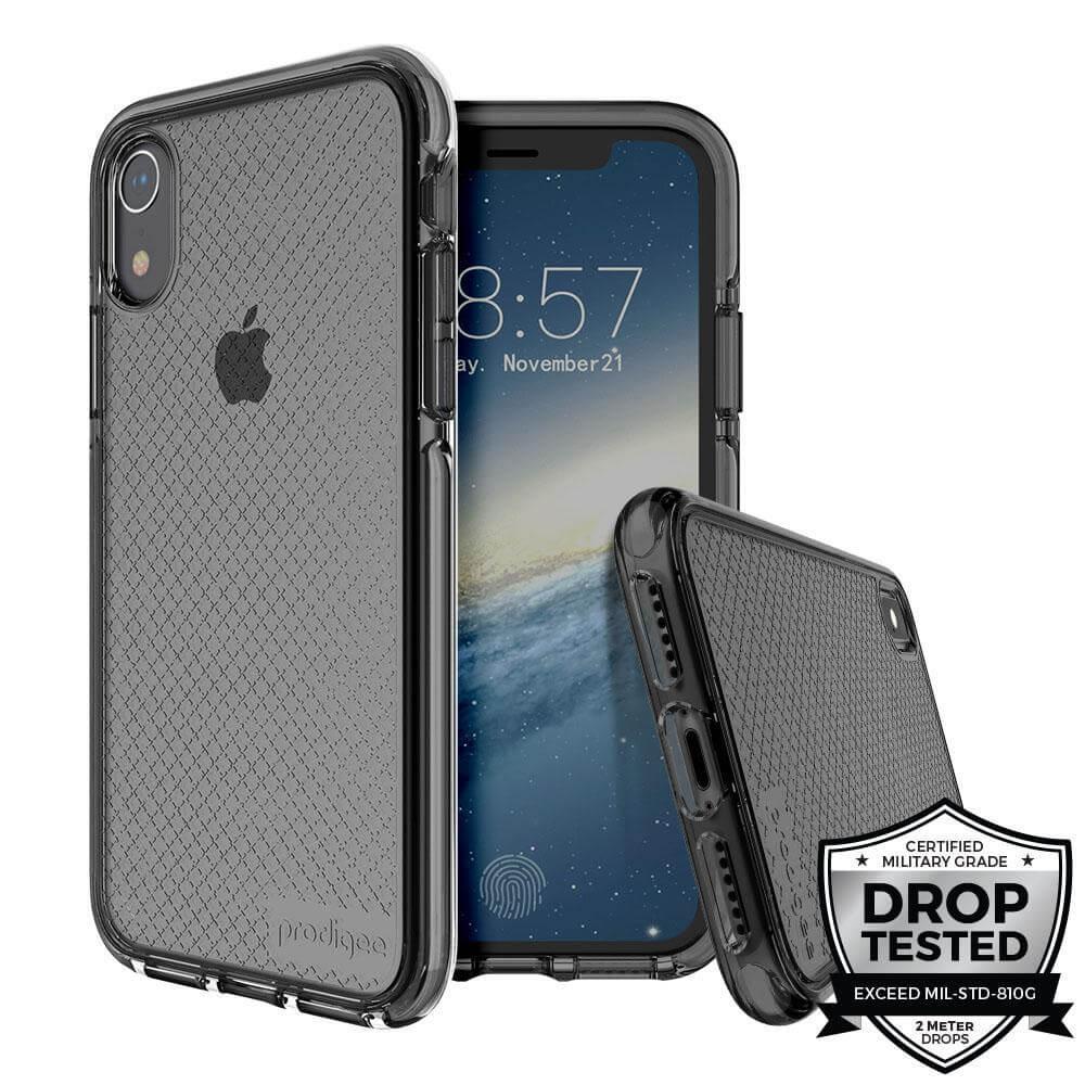 Хибриден кейс с висока степен на защита за iPhone XR - Prodigee Safetee Slim Case (черен) | JAR Computers Хибриден кейс с висока степен на защита за iPhone XR - Prodigee Safetee Slim Case (черен)
