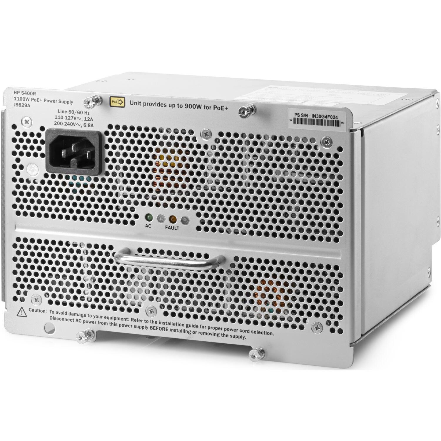 HPE Aruba Networking 5400R 1100W PoE+ zl2 Power Supply комутатор Захранване | JAR Computers HPE Aruba Networking 5400R 1100W PoE+ zl2 Power Supply комутатор Захранване