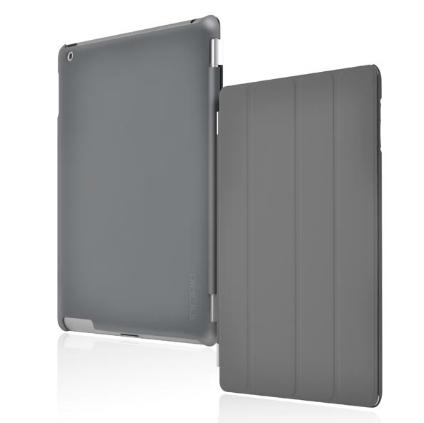 Кейс за iPad 4, iPad 3, iPad 2 (съвместим с Apple Smart cover) - тъмносив - Incipio Smart Feather | JAR Computers Кейс за iPad 4, iPad 3, iPad 2 (съвместим с Apple Smart cover) - тъмносив - Incipio Smart Feather