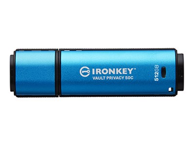 KINGSTON 512GB USB-C IronKey Vault Privacy 50C AES-256 Encrypted FIPS 197 | JAR Computers KINGSTON 512GB USB-C IronKey Vault Privacy 50C AES-256 Encrypted FIPS 197