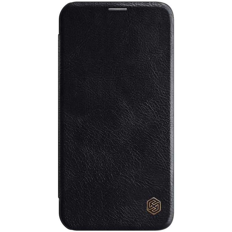 Кожен калъф, тип портфейл за iPhone 12, iPhone 12 Pro - Nillkin Qin Leather Flip Case (черен) | JAR Computers Кожен калъф, тип портфейл за iPhone 12, iPhone 12 Pro - Nillkin Qin Leather Flip Case (черен)