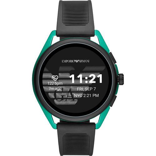 Луксозен умен часовник - Emporio Armani ART5024 Connected Matteo 2.0 Smartwatch (черен-зелен) | JAR Computers Луксозен умен часовник - Emporio Armani ART5024 Connected Matteo 2.0 Smartwatch (черен-зелен)