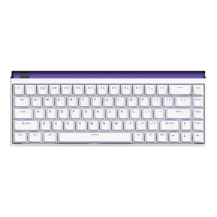 Madlions професионална геймърска механична клавиатура Professional Gaming Mechanical Keyboard NANO 68 WH - 8K, Magnetic Amber Pro Switches, (English US)