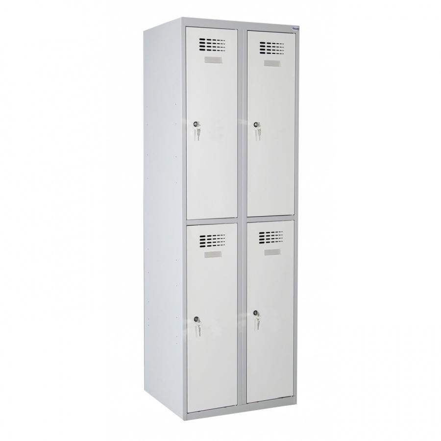 Метален гардероб Malow SUS 322W, двоен с 4 отделения, 1800х600х500 мм | JAR Computers Метален гардероб Malow SUS 322W, двоен с 4 отделения, 1800х600х500 мм