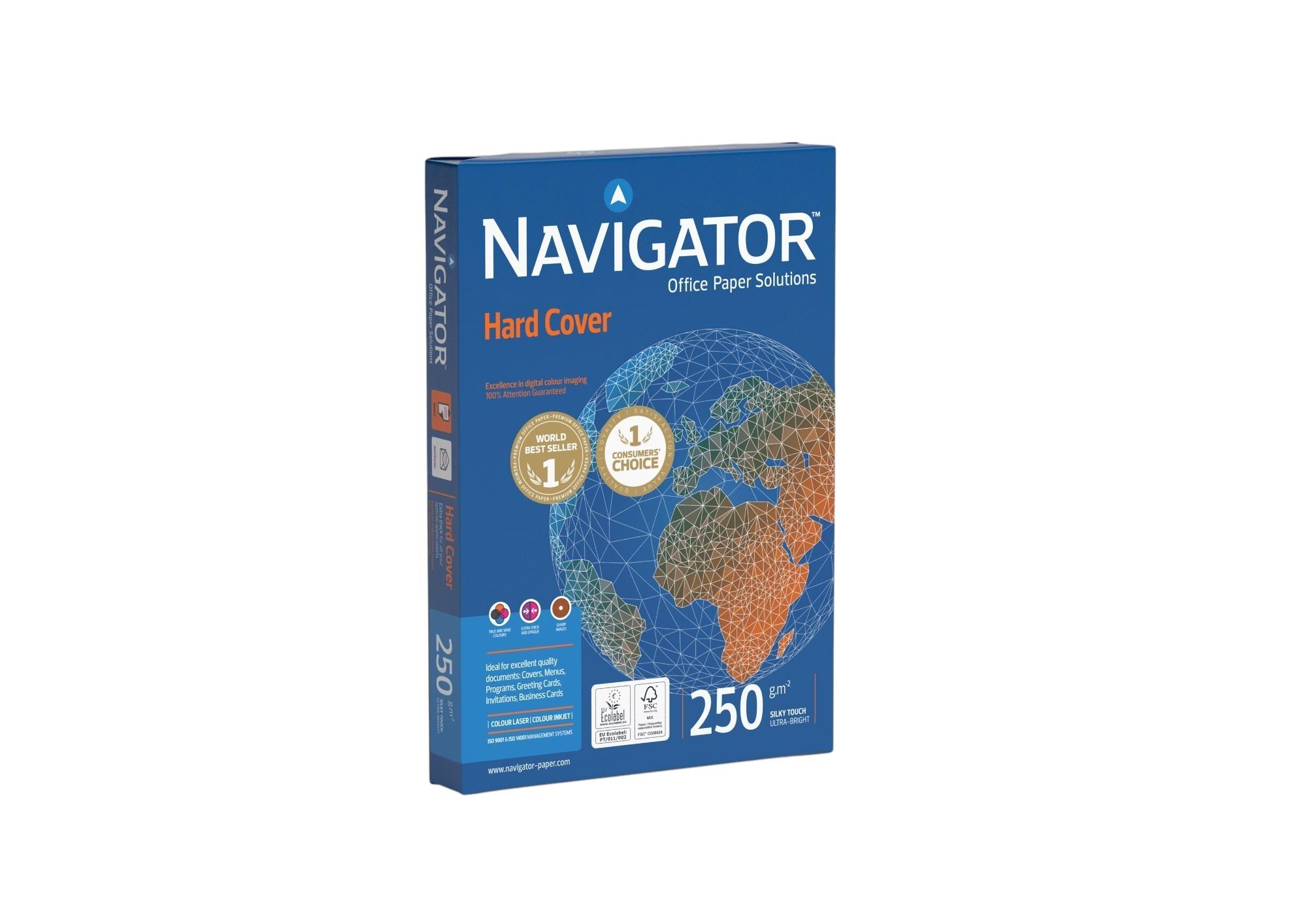 Navigator Копирен картон Hard Cover, А4, 250 g/m2, 125 листа | JAR Computers Navigator Копирен картон Hard Cover, А4, 250 g/m2, 125 листа