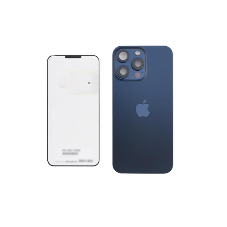 Оригинален резервен заден капак (син титан) - Apple iPhone 15 Pro Max Backcover Full Assembly (Apple Service Parts) | JAR Computers Оригинален резервен заден капак (син титан) - Apple iPhone 15 Pro Max Backcover Full Assembly (Apple Service Parts)