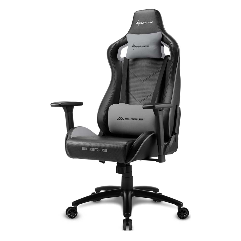Sharkoon Leather Gaming Chair Elbrus 2 (ELBRUS2BLK) (SHRELBRUS2BLK)