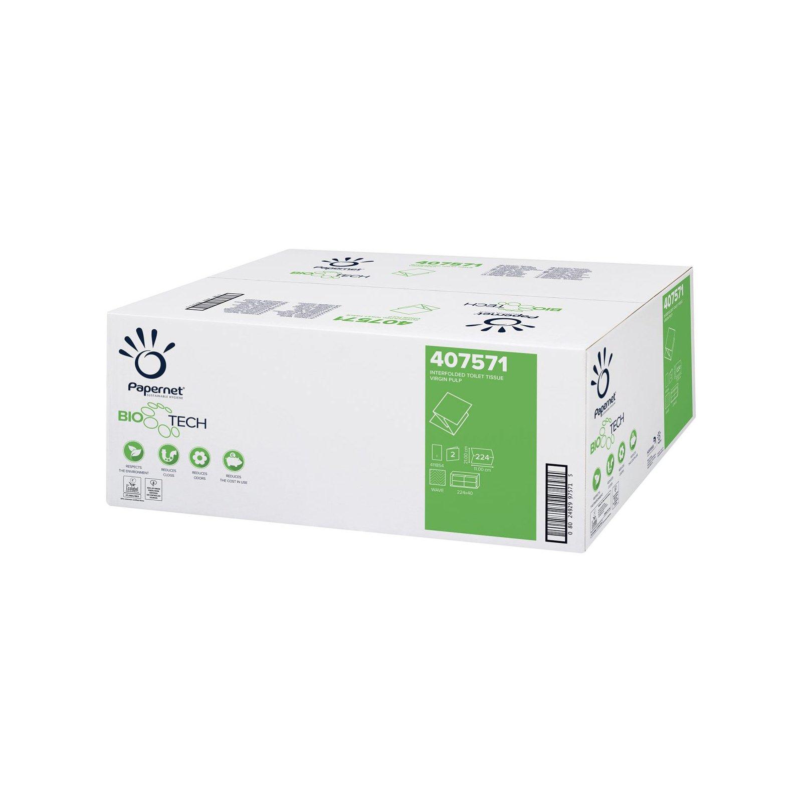 Тоалетна хартия Papernet Bio Tech, на пачка, двупластова, 21 х 11 cm, 224 къса, 40 броя | JAR Computers Тоалетна хартия Papernet Bio Tech, на пачка, двупластова, 21 х 11 cm, 224 къса, 40 броя