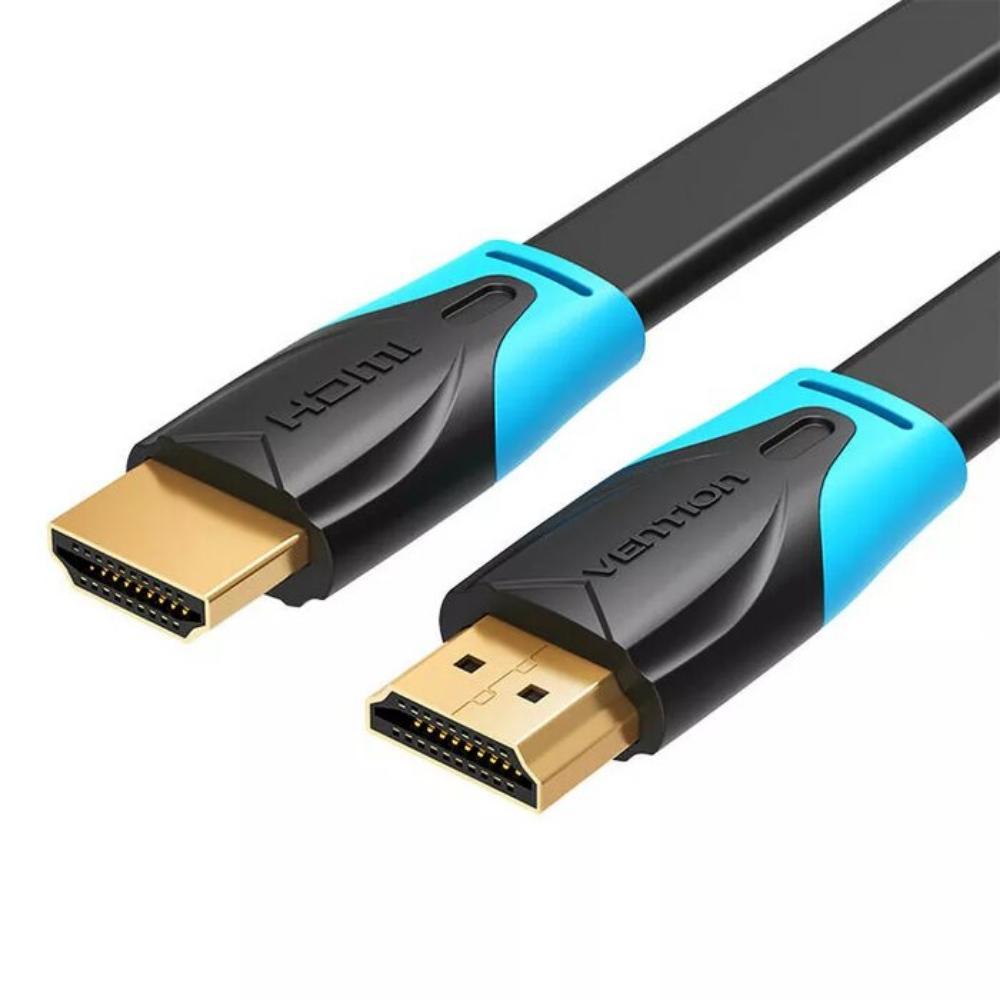 VENTION Flat HDMI Cable 1.5M Black (VAA-B02-L150) (VENVAA-B02-L150) | JAR Computers VENTION Flat HDMI Cable 1.5M Black (VAA-B02-L150) (VENVAA-B02-L150)