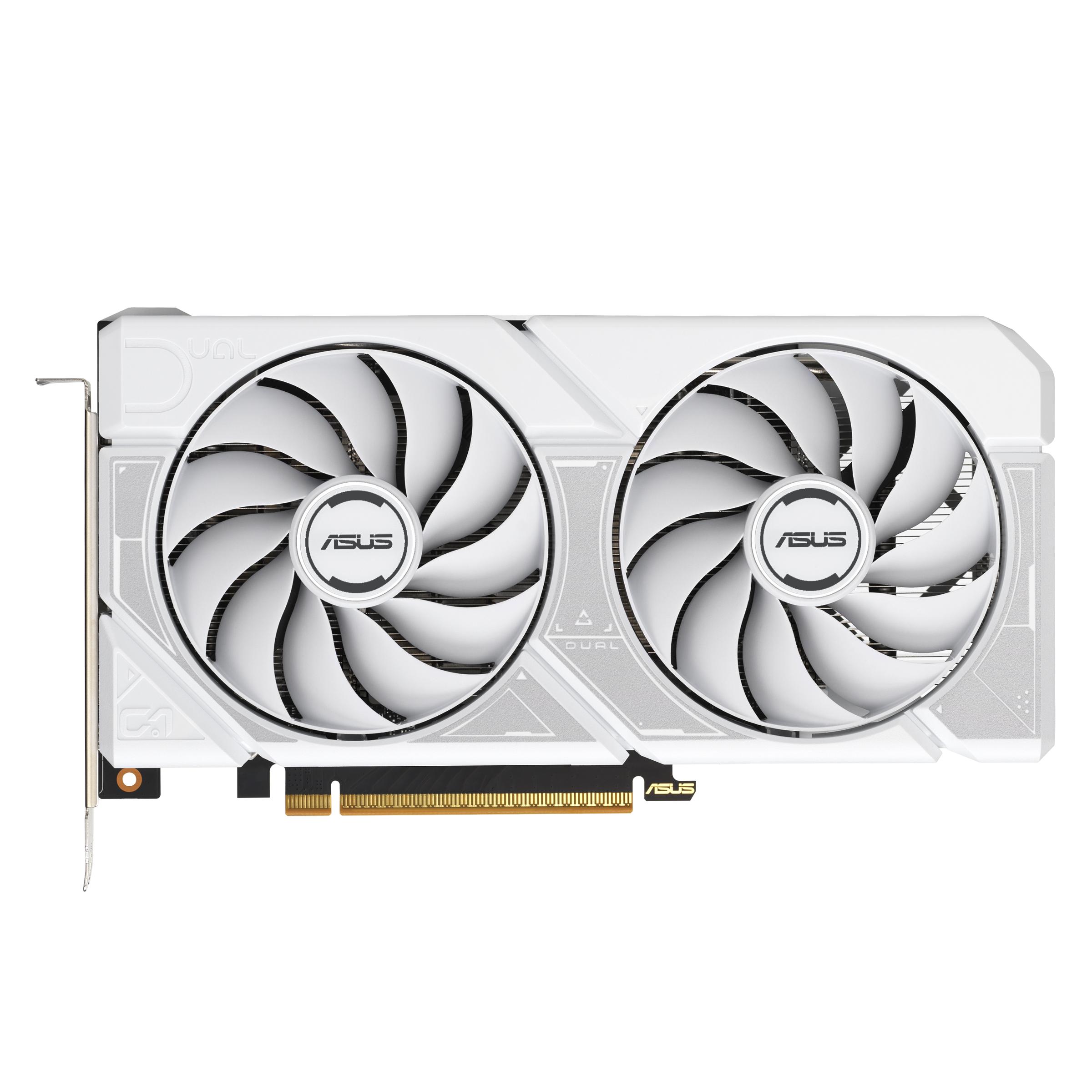 Видео карта ASUS DUAL RTX 5060 White Edition OC 8GB GDDR7