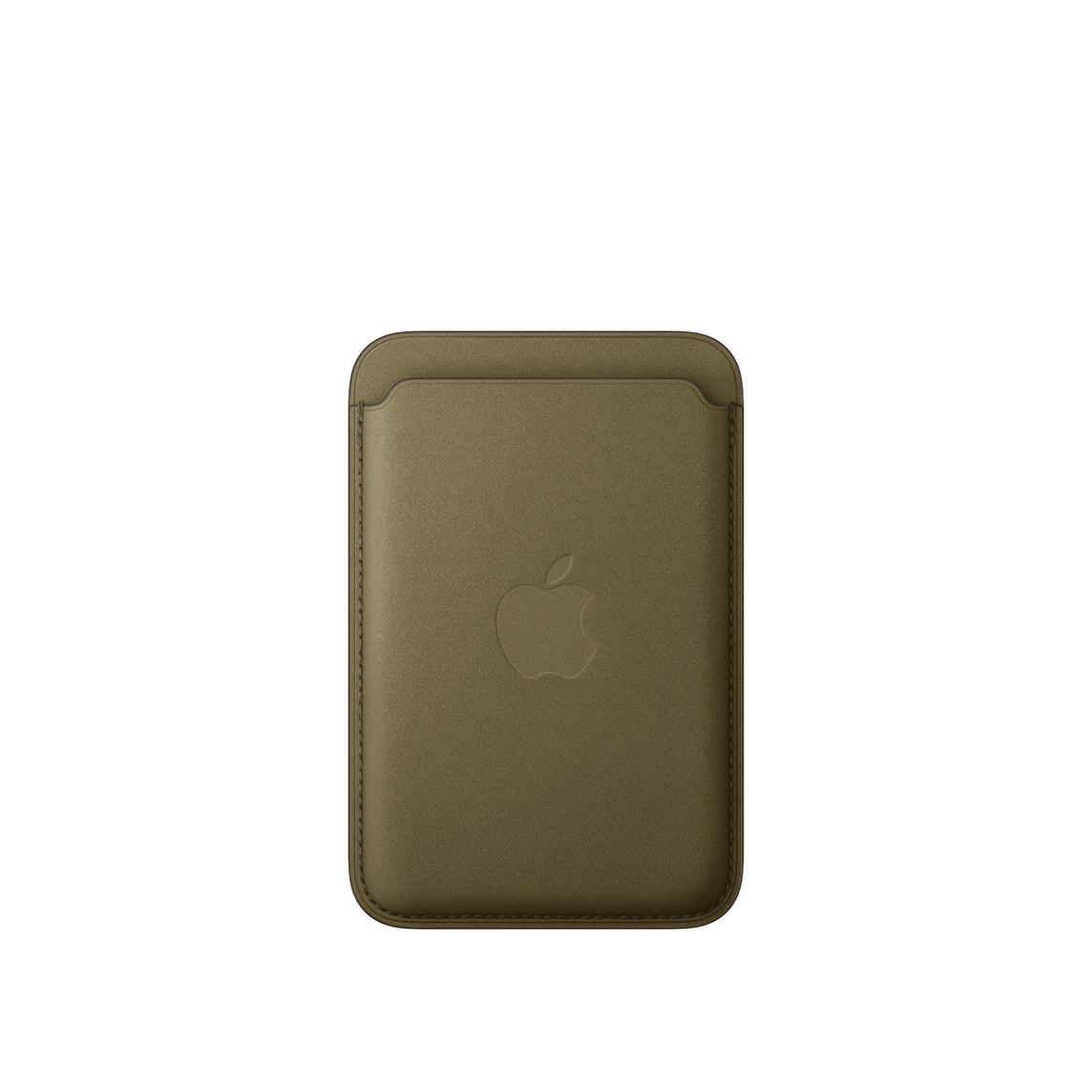 Apple iPhone FineWoven Wallet with MagSafe – Dark Olive | JAR Computers Apple iPhone FineWoven Wallet with MagSafe – Dark Olive