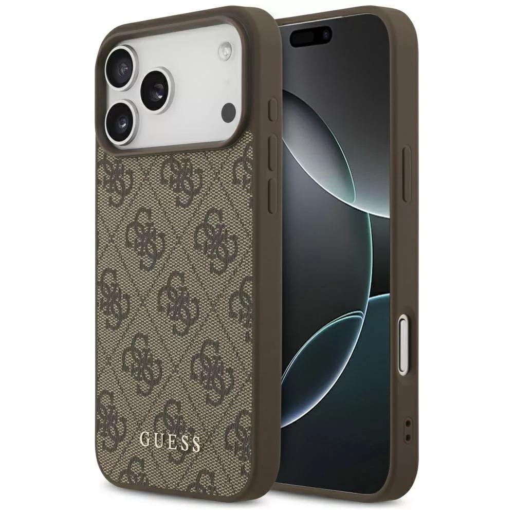 GUESS Калъф Apple iPhone 18 Pro/ 17 Pro, 4G Classic /кафяв/ - GUHCP18LG4GFBR | JAR Computers GUESS Калъф Apple iPhone 18 Pro/ 17 Pro, 4G Classic /кафяв/ - GUHCP18LG4GFBR