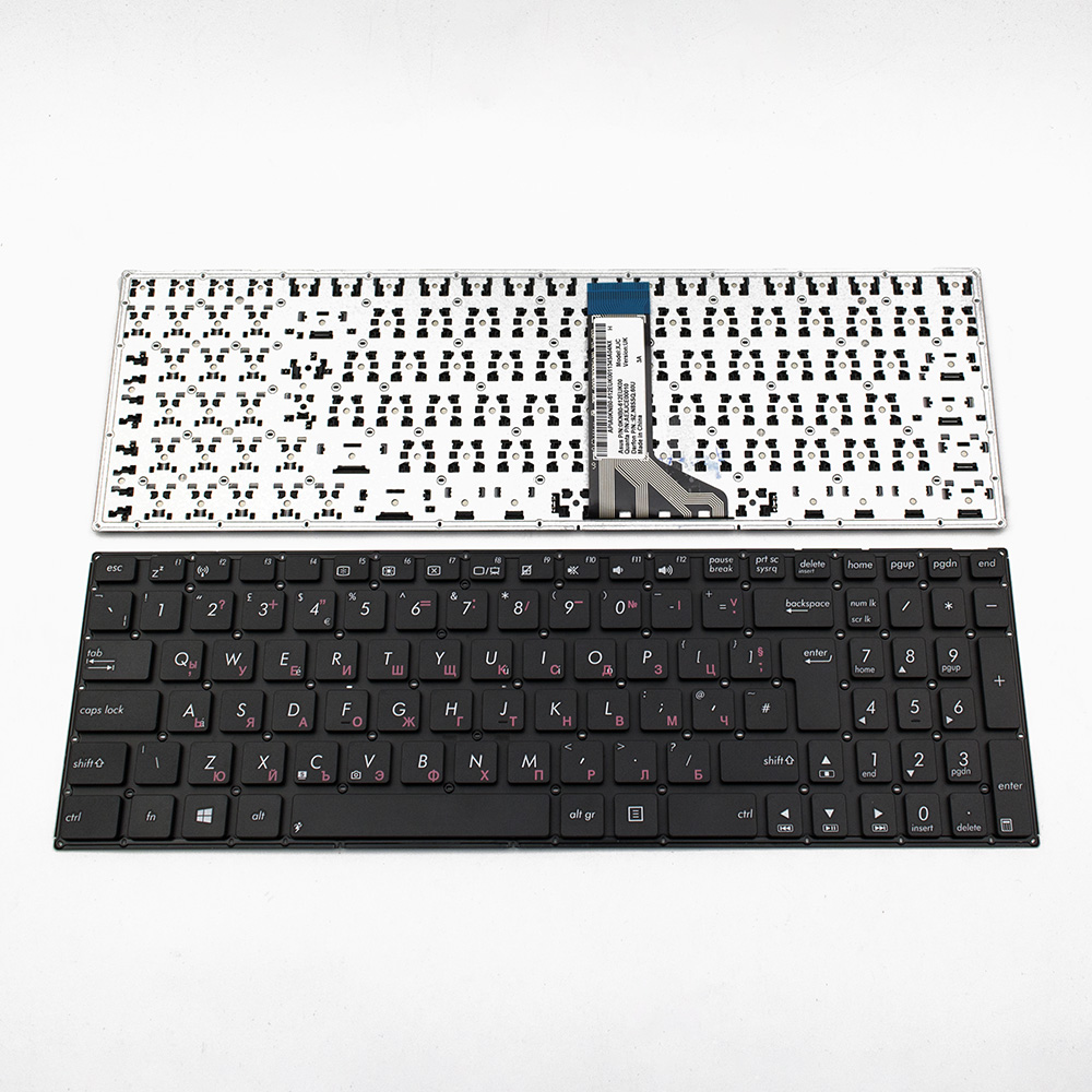 Клавиатура за лаптоп Asus X503M X503MA X503SA K553M K553MA X551 X551CA-1A X551MA X553 X553M X553MA F551CA F553M F555 R512CA R512MA Черна Без Рамка (Голям Ентър) / Black Without Frame UK с Кирилица | JAR Computers Клавиатура за лаптоп Asus X503M X503MA X503SA K553M K553MA X551 X551CA-1A X551MA X553 X553M X553MA F551CA F553M F555 R512CA R512MA Черна Без Рамка (Голям Ентър) / Black Without Frame UK с Кирилица