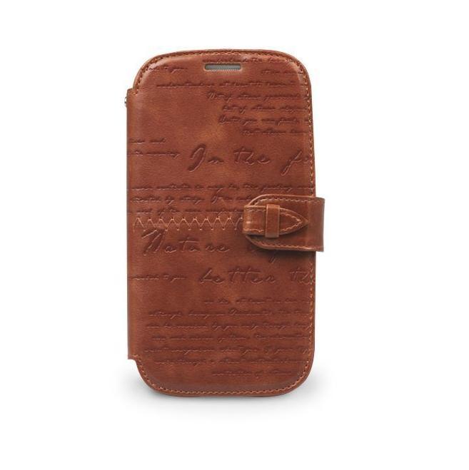 Кожен калъф (естествена кожа) за Samsung Galaxy S3 i9300 - Zenus Masstige Lettering Diary (кафяв) | JAR Computers Кожен калъф (естествена кожа) за Samsung Galaxy S3 i9300 - Zenus Masstige Lettering Diary (кафяв)