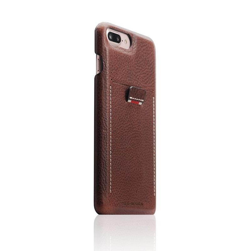 Кожен кейс (ествена кожа) за iPhone 8 Plus, iPhone 7 Plus - SLG Design D6 IMBL Case (кафяв) | JAR Computers Кожен кейс (ествена кожа) за iPhone 8 Plus, iPhone 7 Plus - SLG Design D6 IMBL Case (кафяв)
