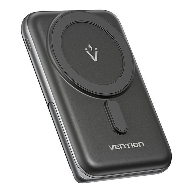 VENTION 10000mAh Magnetic Wireless Power Bank (USB-C + Wireless) 20W Black (FHNB0) (VENFHNB0)