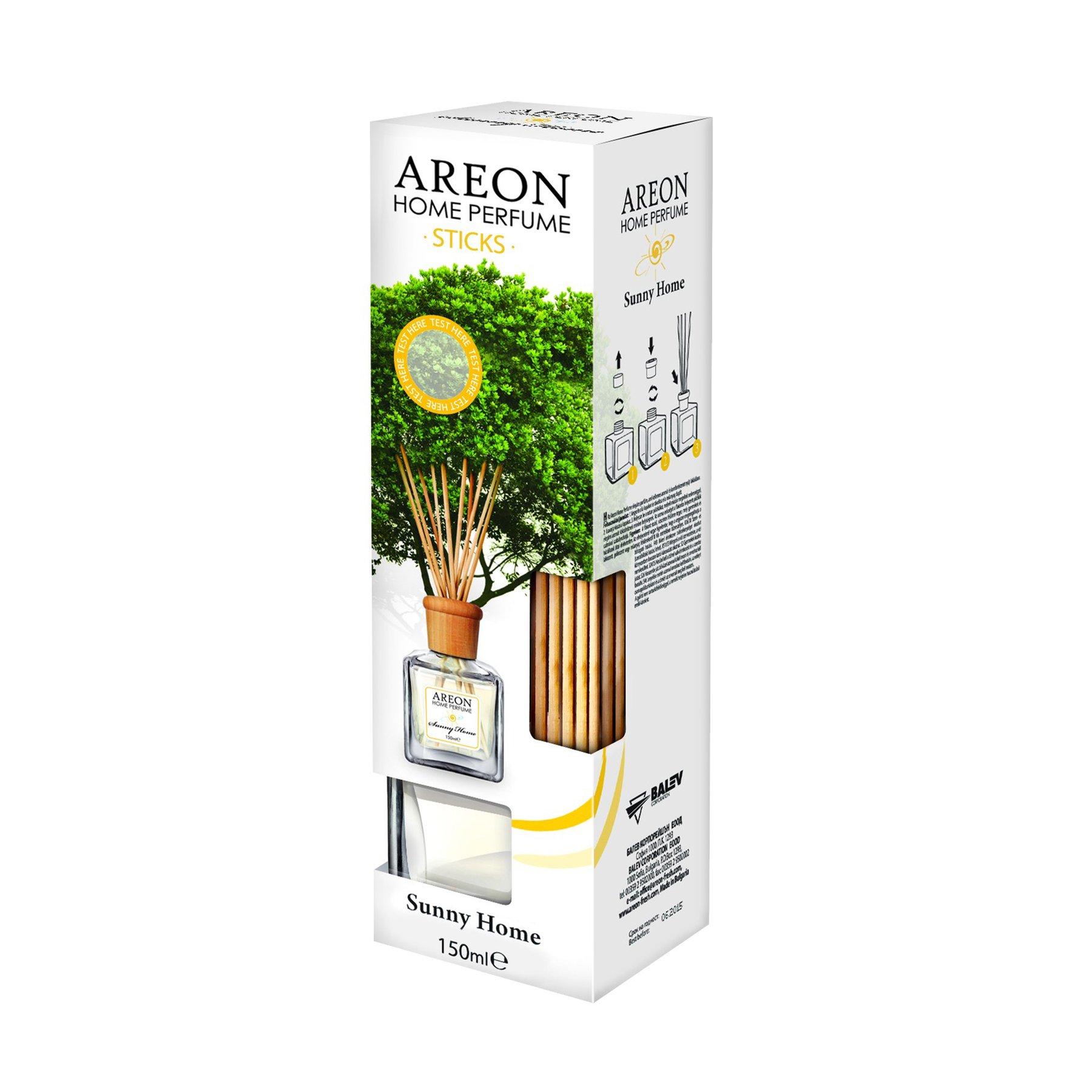 Ароматизатор Areon Home Perfume, пръчици, слънчев дом, 150 ml | JAR Computers Ароматизатор Areon Home Perfume, пръчици, слънчев дом, 150 ml