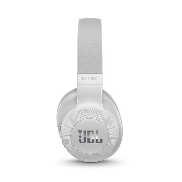 Безжични слушалки с микрофон за мобилни устройства - JBL E55BT Wireless over-ear headphones (бял) | JAR Computers Безжични слушалки с микрофон за мобилни устройства - JBL E55BT Wireless over-ear headphones (бял)