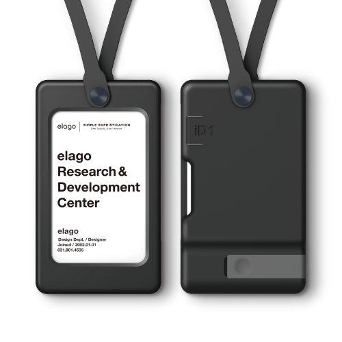 Държач за бадж с връзка за врата и слот за USB флаш памет - Elago iD1 USB ID Card Holder (черен) | JAR Computers Държач за бадж с връзка за врата и слот за USB флаш памет - Elago iD1 USB ID Card Holder (черен)