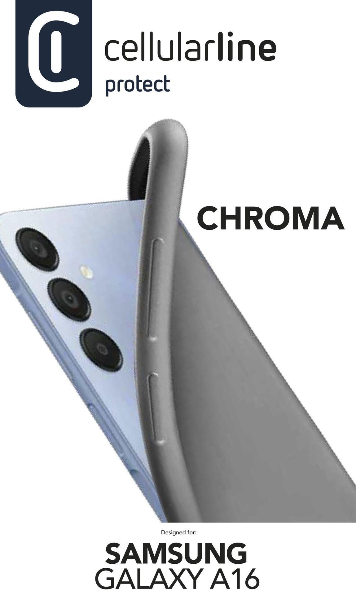Калъф за Samsung Galaxy A16 Chroma черен | JAR Computers Калъф за Samsung Galaxy A16 Chroma черен