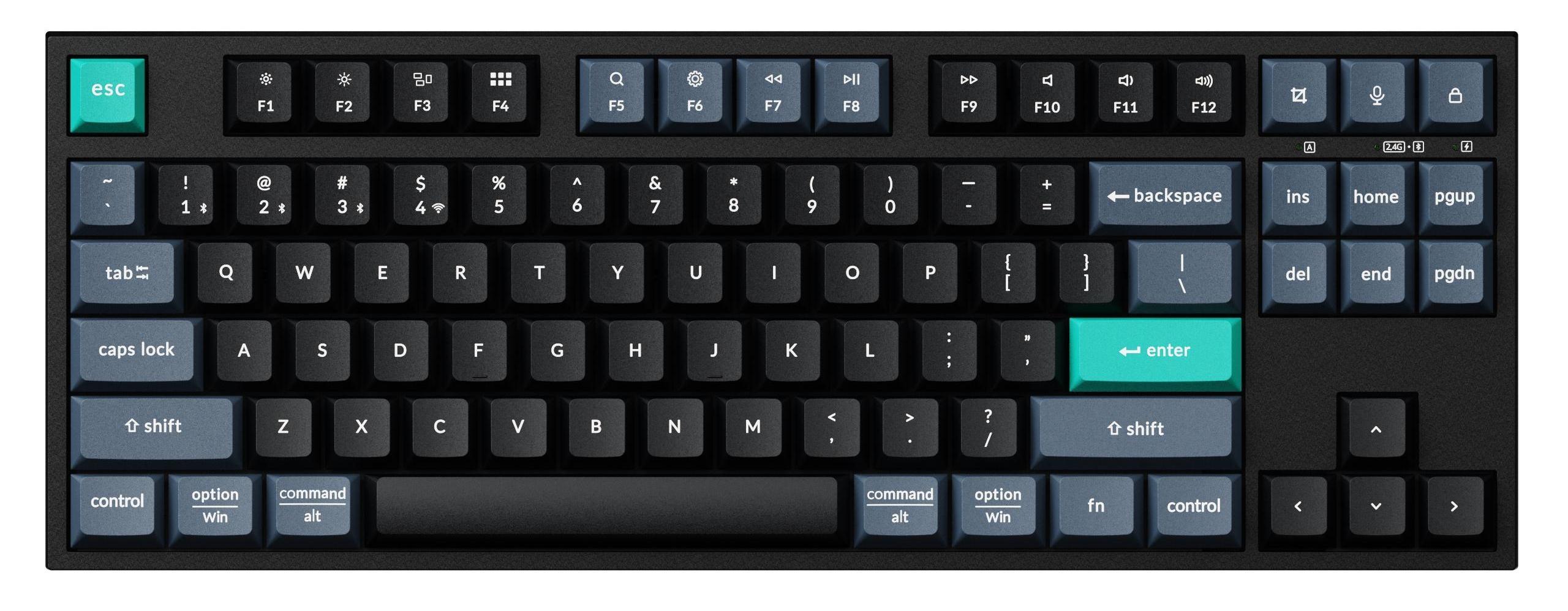 Клавиатура Keychron - B33, безжична, черна | JAR Computers Клавиатура Keychron - B33, безжична, черна