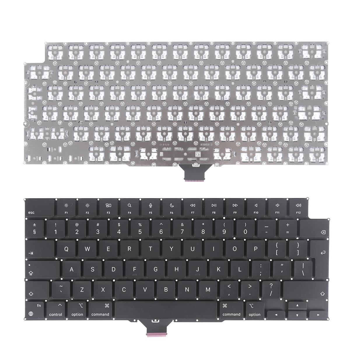 Клавиатура за лаптоп Apple Macbook Pro A2442 A2485 Черна с Голям Ентър | JAR Computers Клавиатура за лаптоп Apple Macbook Pro A2442 A2485 Черна с Голям Ентър
