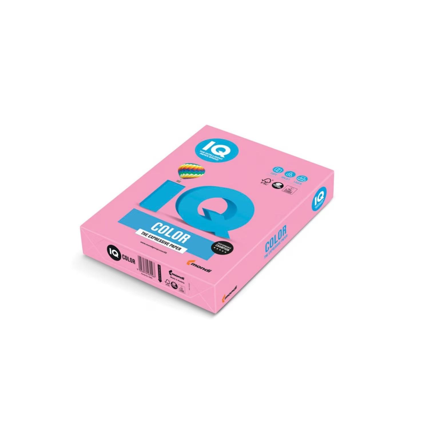 Копирен картон IQ Color, A4, 160 г, наситен цвят Pink PI25, пакет 250 л. | JAR Computers Копирен картон IQ Color, A4, 160 г, наситен цвят Pink PI25, пакет 250 л.