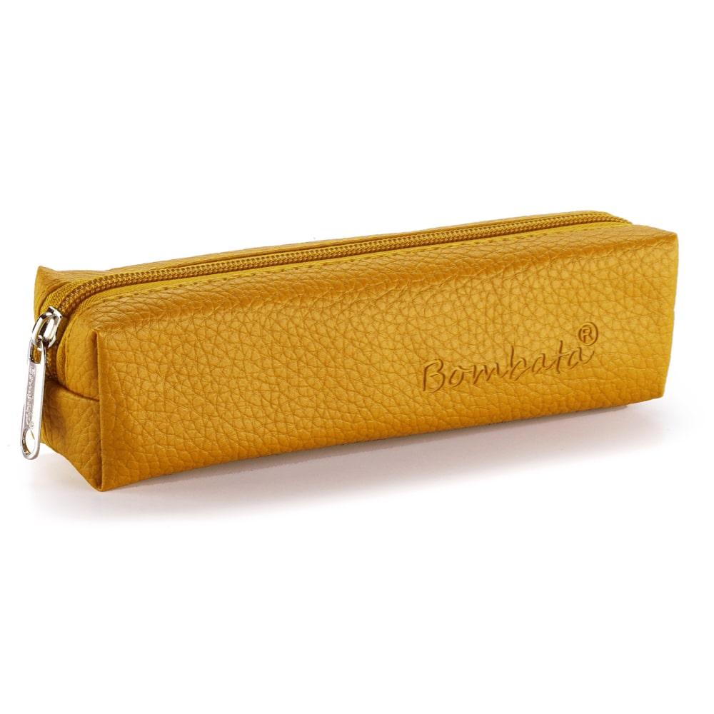 Несесер за моливи, химикали, гримове и др. - Bombata Pen Case Classic (жълт) | JAR Computers Несесер за моливи, химикали, гримове и др. - Bombata Pen Case Classic (жълт)