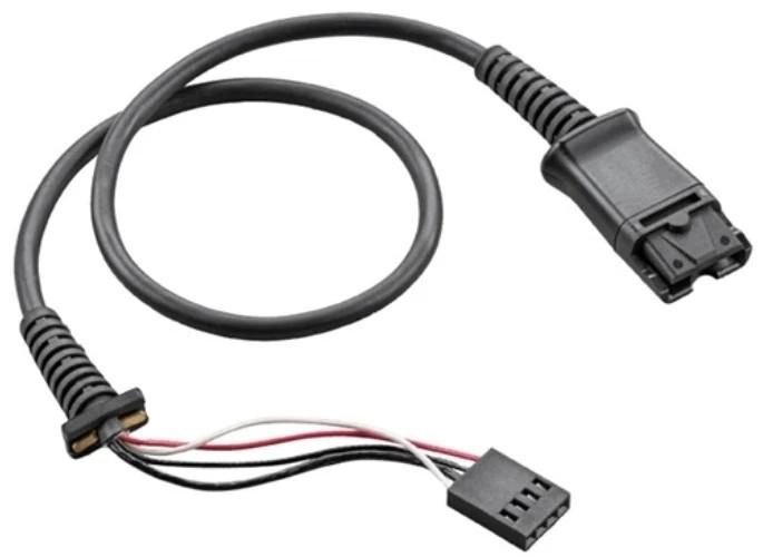 Poly CA12CD CA12CD-S Cable Assy TAA – 4-пинов аудиокабел с Quick Disconnect | JAR Computers Poly CA12CD CA12CD-S Cable Assy TAA – 4-пинов аудиокабел с Quick Disconnect