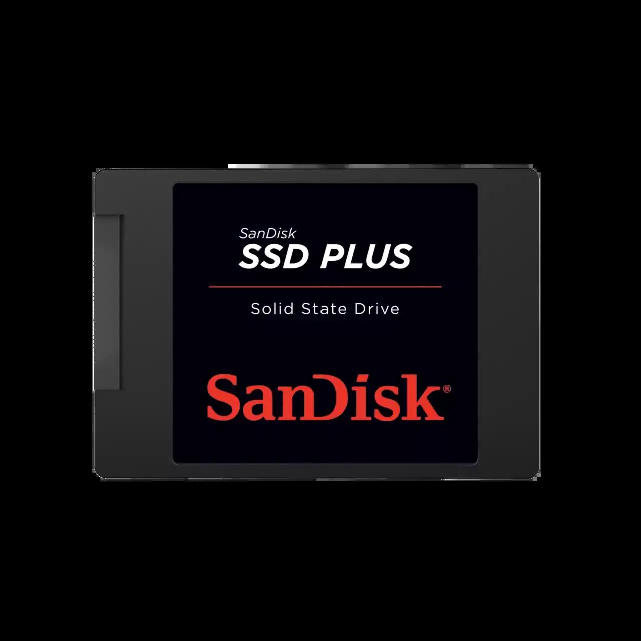 SanDisk  SSD Plus 545GB, до 505MB/s скорост на четене , до 440MB/s скорост на писане, SATA Revision 3.0 (6 Gb/s), шоко устойчиво