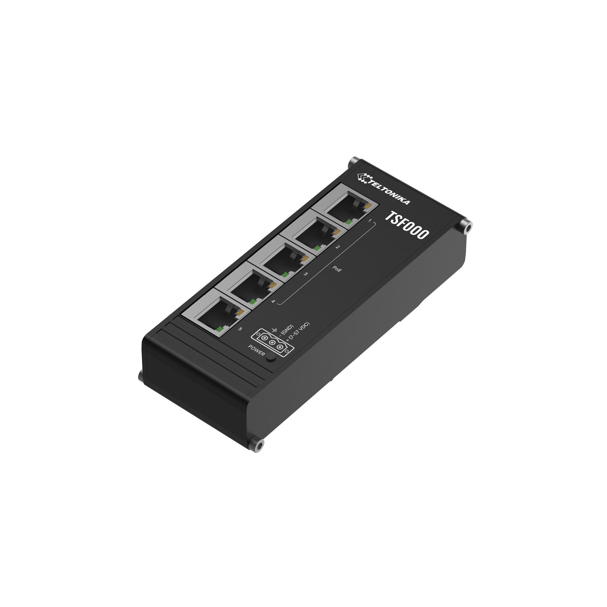 Teltonika TSF000 Неуправляем Fast Ethernet (10/100) Захранване по Ethernet (PoE) Настолен Черен | JAR Computers Teltonika TSF000 Неуправляем Fast Ethernet (10/100) Захранване по Ethernet (PoE) Настолен Черен