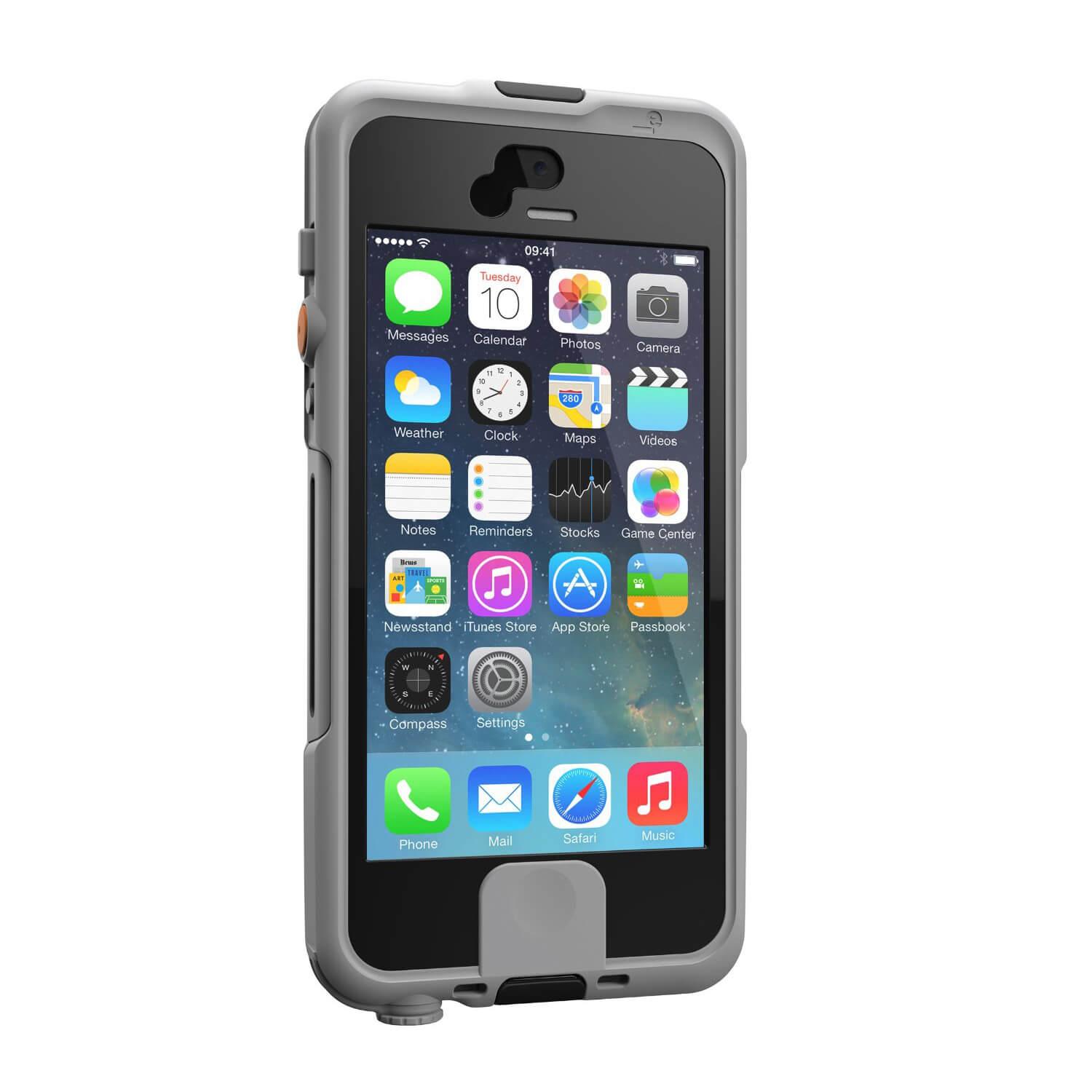 Ударо и водоустойчив кейс за iPhone 5, iPhone 5S, iPhone SE - Lifedge Waterproof Case (бял-сив) | JAR Computers Ударо и водоустойчив кейс за iPhone 5, iPhone 5S, iPhone SE - Lifedge Waterproof Case (бял-сив)