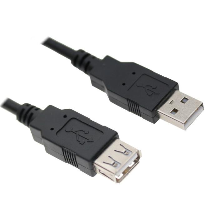 Удължителен USB кабел (150 см) - USB Extension Cable (черен) | JAR Computers Удължителен USB кабел (150 см) - USB Extension Cable (черен)