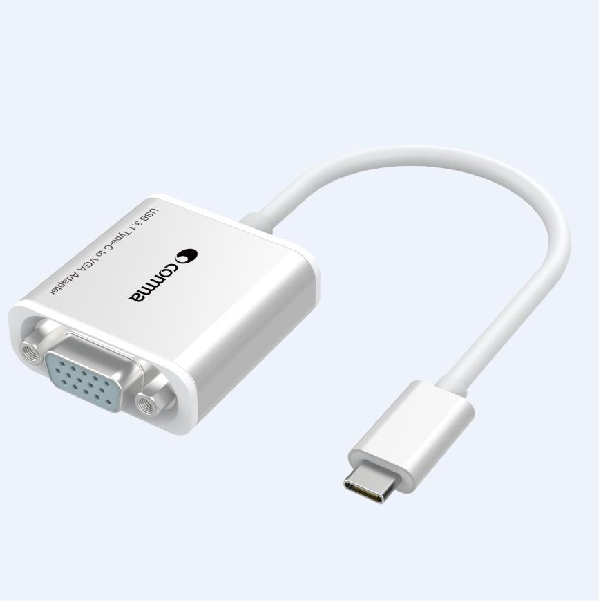 Адаптер за свързване от USB-C към VGA - Comma iRonclad USB-C to VGA Adapter | JAR Computers Адаптер за свързване от USB-C към VGA - Comma iRonclad USB-C to VGA Adapter
