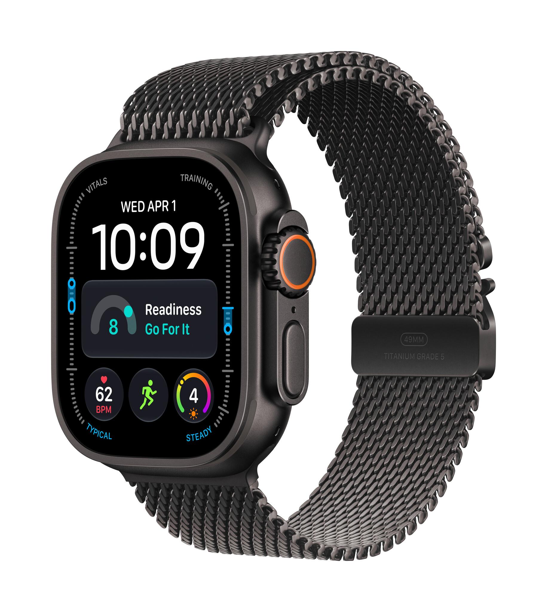 Apple Watch Ultra 4 OLED 49 мм Цифров 422 x 514 пиксела Тъчскрийн 5G Черен Wi-Fi GPS (сателитен) | JAR Computers Apple Watch Ultra 4 OLED 49 мм Цифров 422 x 514 пиксела Тъчскрийн 5G Черен Wi-Fi GPS (сателитен)