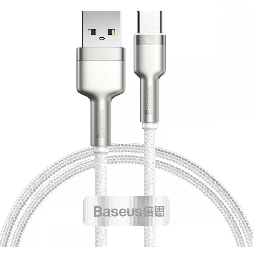 Baseus USB cable for USB-C Cafule 66W 2m white (CAKF000202) (BASCAKF000202) | JAR Computers Baseus USB cable for USB-C Cafule 66W 2m white (CAKF000202) (BASCAKF000202)