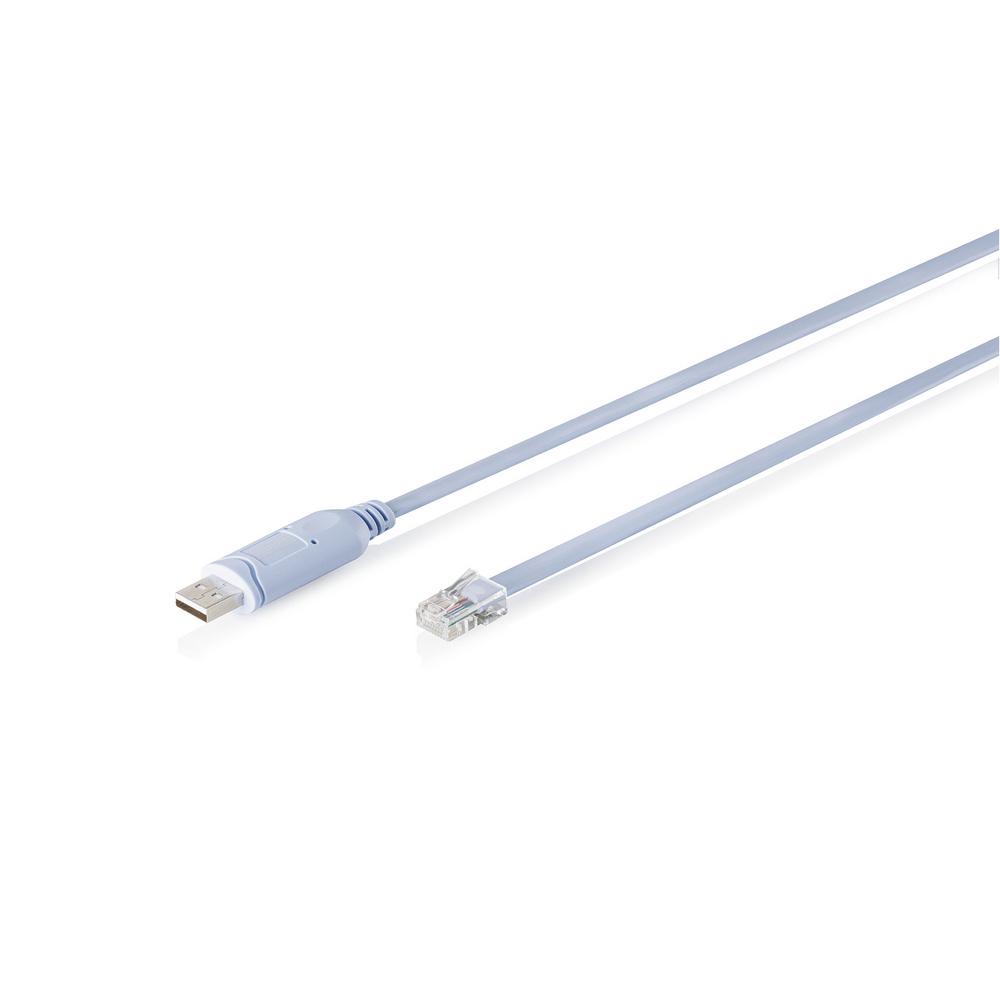 DIGITUS DA-70173 :: USB 2.0 към RJ45 конзолен кабел, FTDI FT232RNL чипсет, светлосин, 1.8 м | JAR Computers DIGITUS DA-70173 :: USB 2.0 към RJ45 конзолен кабел, FTDI FT232RNL чипсет, светлосин, 1.8 м