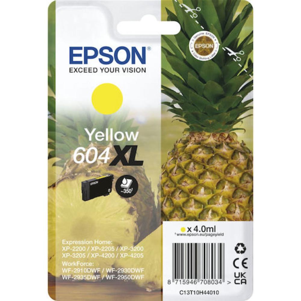 Epson Μελάνι Inkjet No.604XL Yellow (C13T10H44010) (EPST10H44010)