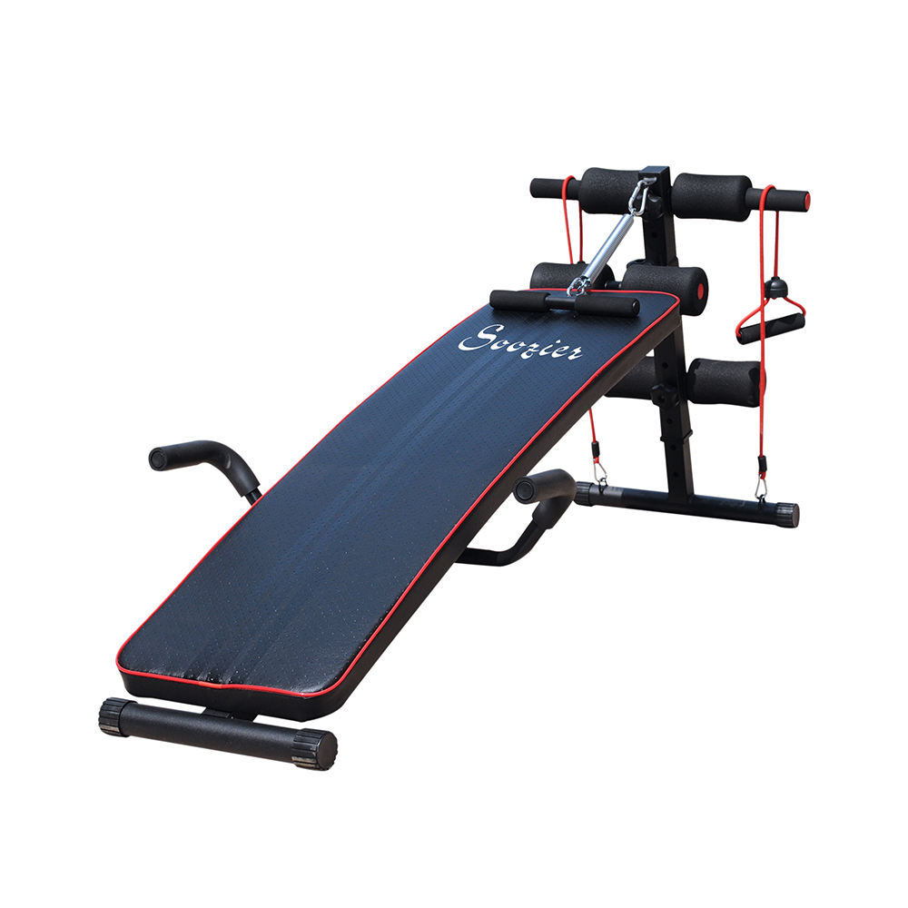 Homcom Abdominal and Exercise Bench Sit Up 56.5 x 135 x 50-68 cm. (A91-072) (HOMA91-072)