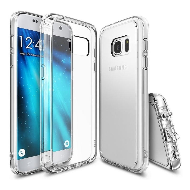 Кейс с висока защита за Samsung Galaxy S7 - Ringke Fusion Case (прозрачен) | JAR Computers Кейс с висока защита за Samsung Galaxy S7 - Ringke Fusion Case (прозрачен)