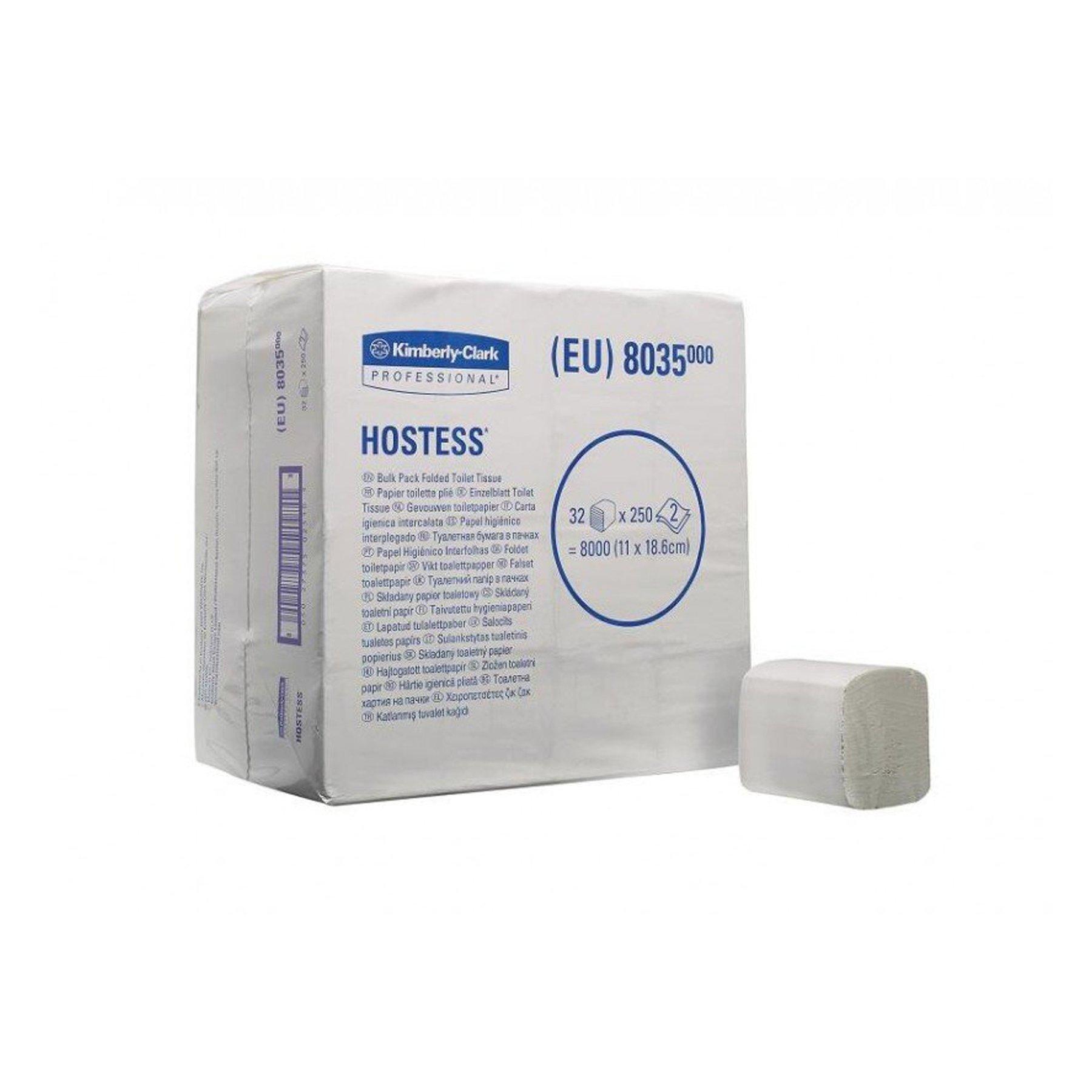 Kimberly Clark Тоалетна хартия Hostess, на пачка, 250 къса, 32 броя | JAR Computers Kimberly Clark Тоалетна хартия Hostess, на пачка, 250 къса, 32 броя