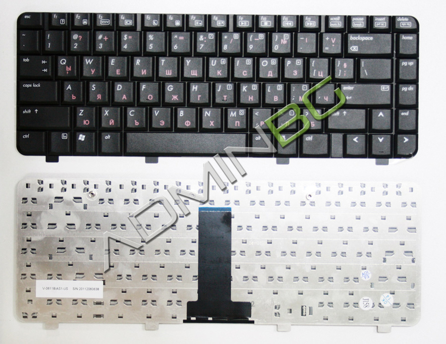 Клавиатура за лаптоп HP Pavilion DV2000 V3000 Черна Кирилица | JAR Computers Клавиатура за лаптоп HP Pavilion DV2000 V3000 Черна Кирилица