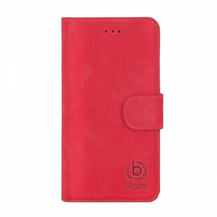 Кожен флип калъф с поставка за iPhone 6, iPhone 6S - Bugatti BookCover Madrid (червен) | JAR Computers Кожен флип калъф с поставка за iPhone 6, iPhone 6S - Bugatti BookCover Madrid (червен)